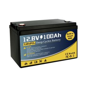 In stock 12V 100AH lithium battery 12V100AH RV lithium battery outdoor lithium battery LiFePO4 energy storage battery
