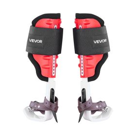 VEVOR Tree Climbing Spikes Set, Height-Adjustable Tree Climbing Gear with Straps & Spike Protectors, 350 lbs Load Capacity (Leg Rod Material: Aluminum, Tie Style: Full-Protection Model)