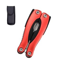 "The Last Tool You'll Need - Professional Multi-Function Pliers for Outdoor Survival" (Color: Red camping outdoor)
