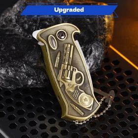 "Tactical Multi-Tool Lighter - Outdoor Butane Flame with Bottle Opener for Camping Hiking Survival" (Color: Revolver style)